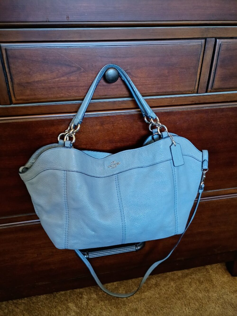 Coach Tote Bag Beautiful Blue